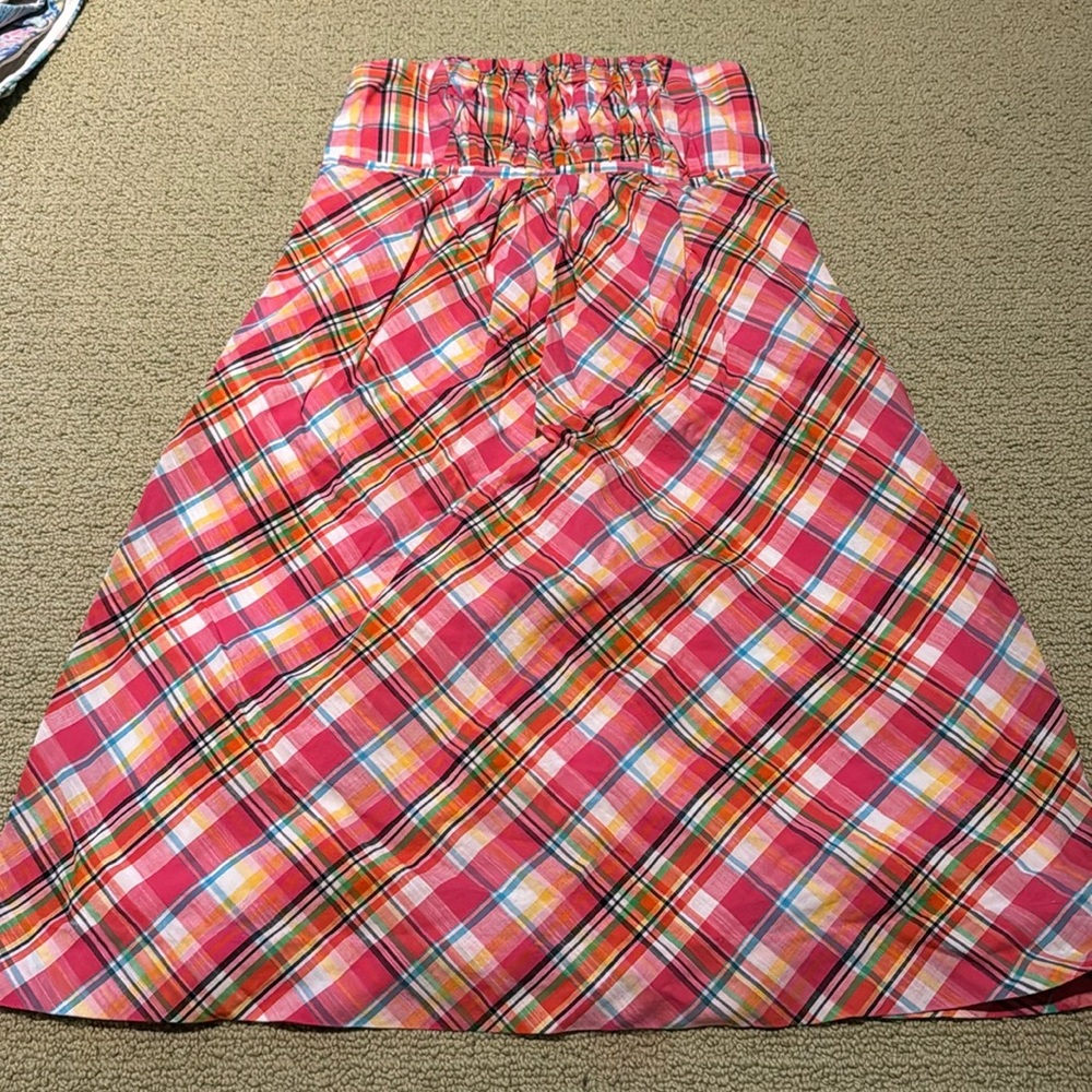 Strapless Dress Lilly Pulitzer Plaid